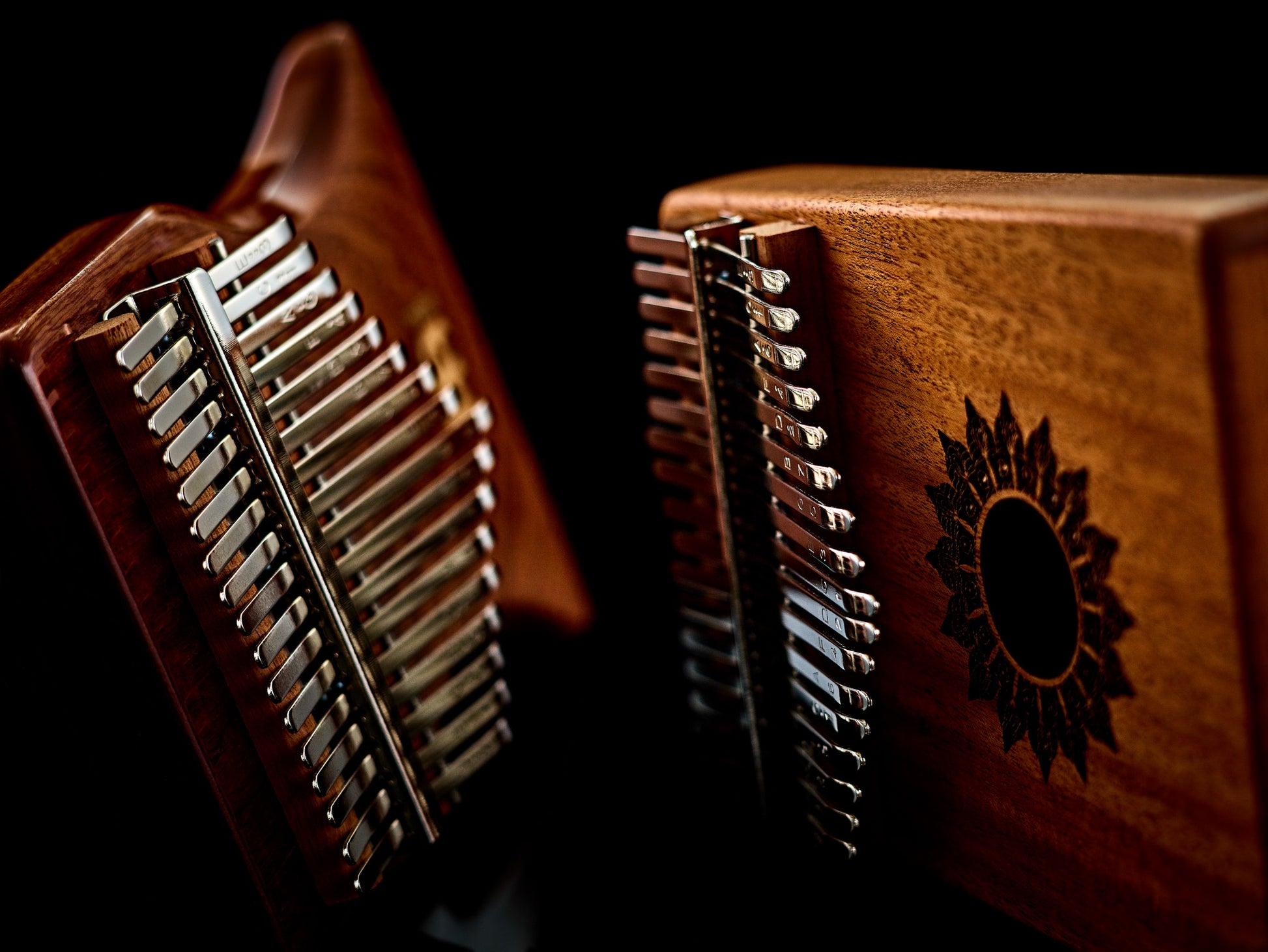 Kalimba Meinl Sonic Energy 17 notes en DO majeur. Acajou massif.