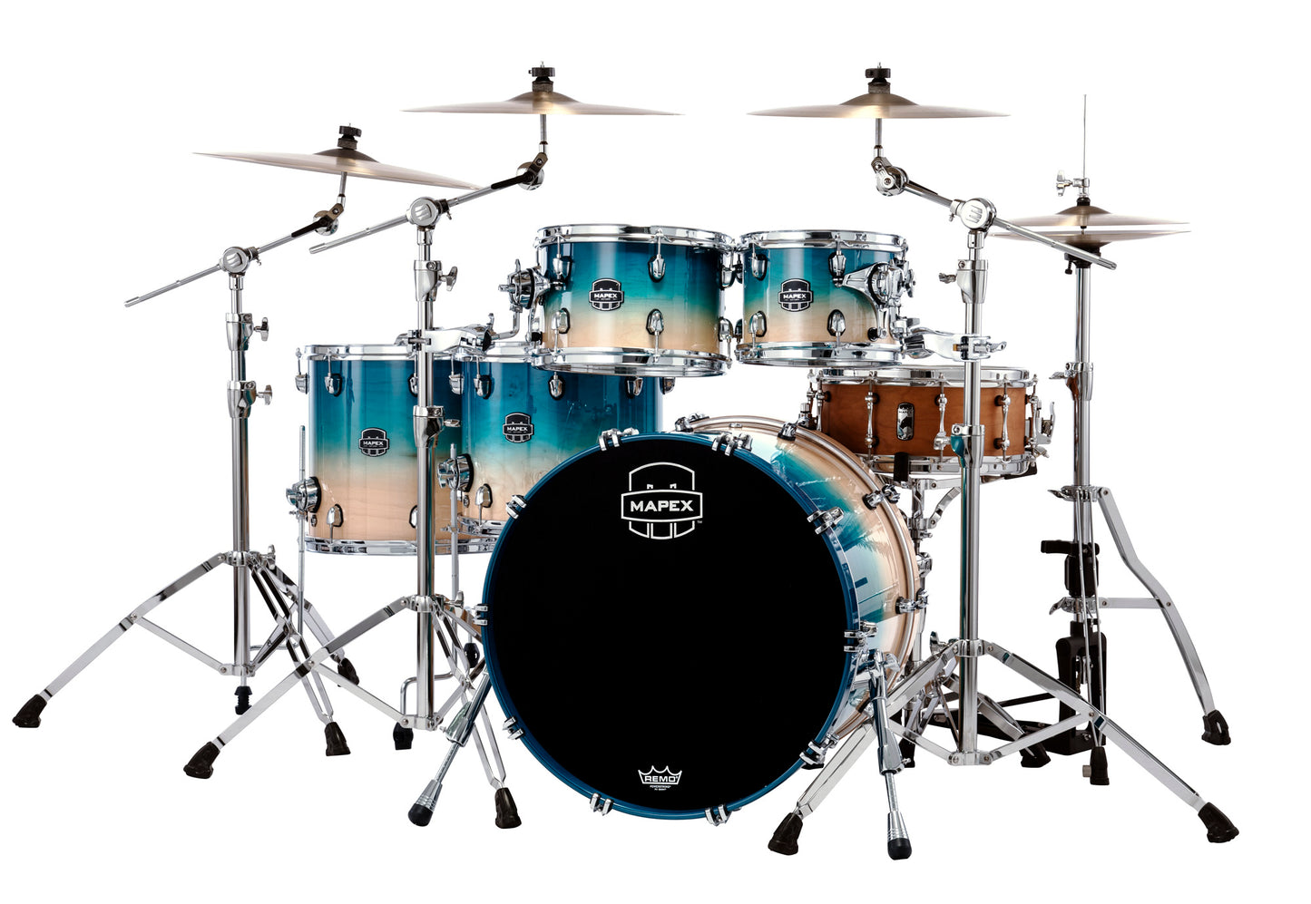 MAPEX SATURN 5 FUTS AQUA FADE