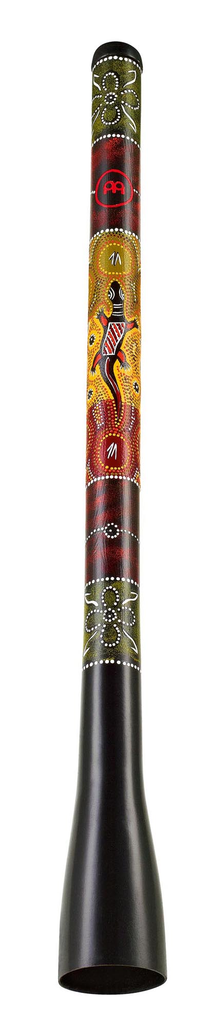 Didgeridoo trombone synthétique, télescopique, de 92 à 157 cm, note réglable du Sol dièse au Do, noir avec motifs