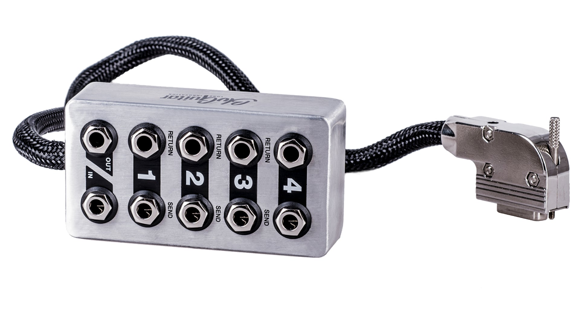 Module LOOPERKIT pour pédalier REMOTE1, permet d'ajouter 4 boucles d'effet"True Bypass" mono assignables à chaque preset, gris