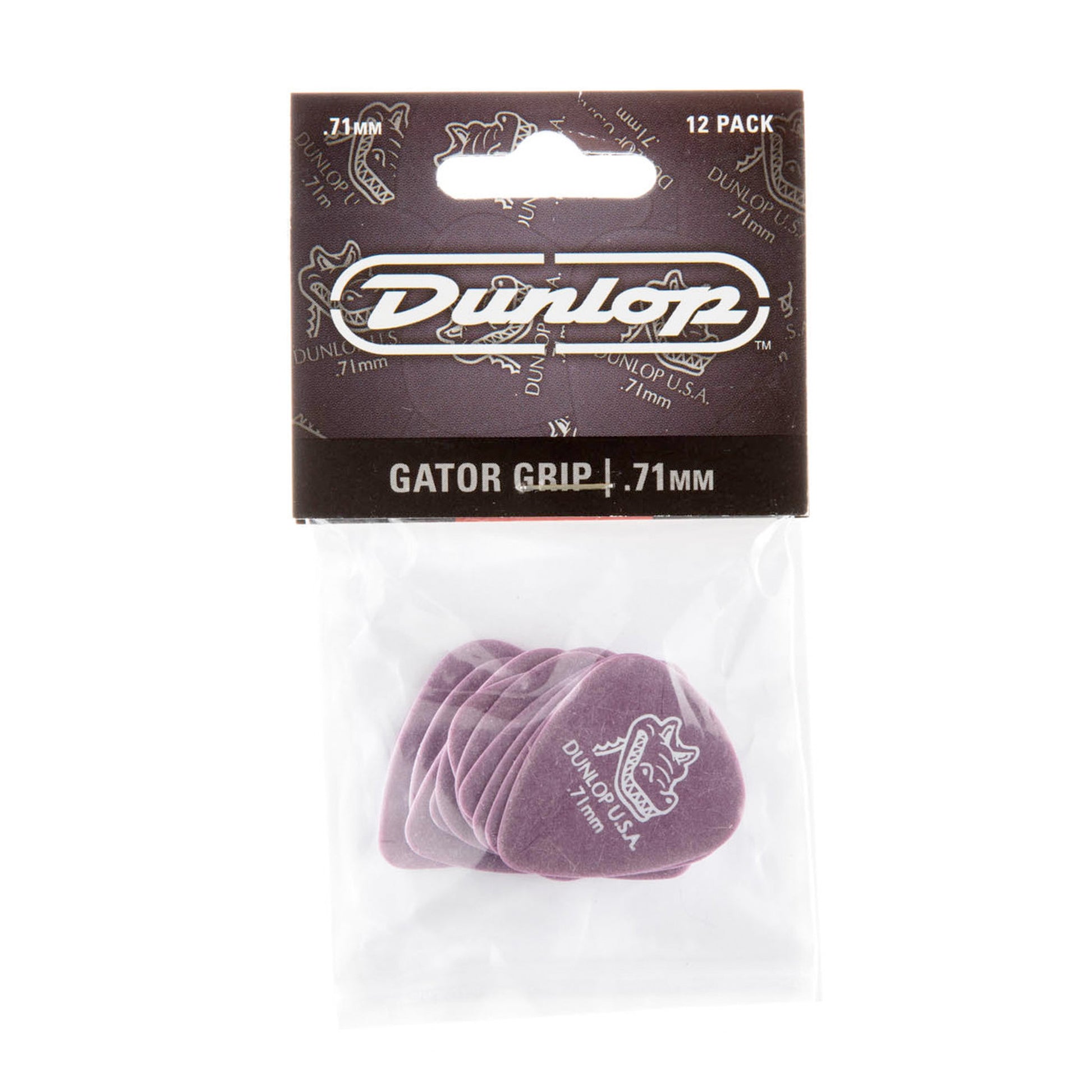 Sachet de 12 médiators Gator Grip 071 (violet)