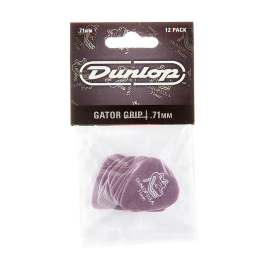Sachet de 12 médiators Gator Grip 071 (violet)