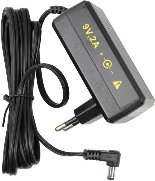 Alimentation PDNW-9V2A, alimentation secteur 9V/2A pour effets, bloc mural, noir