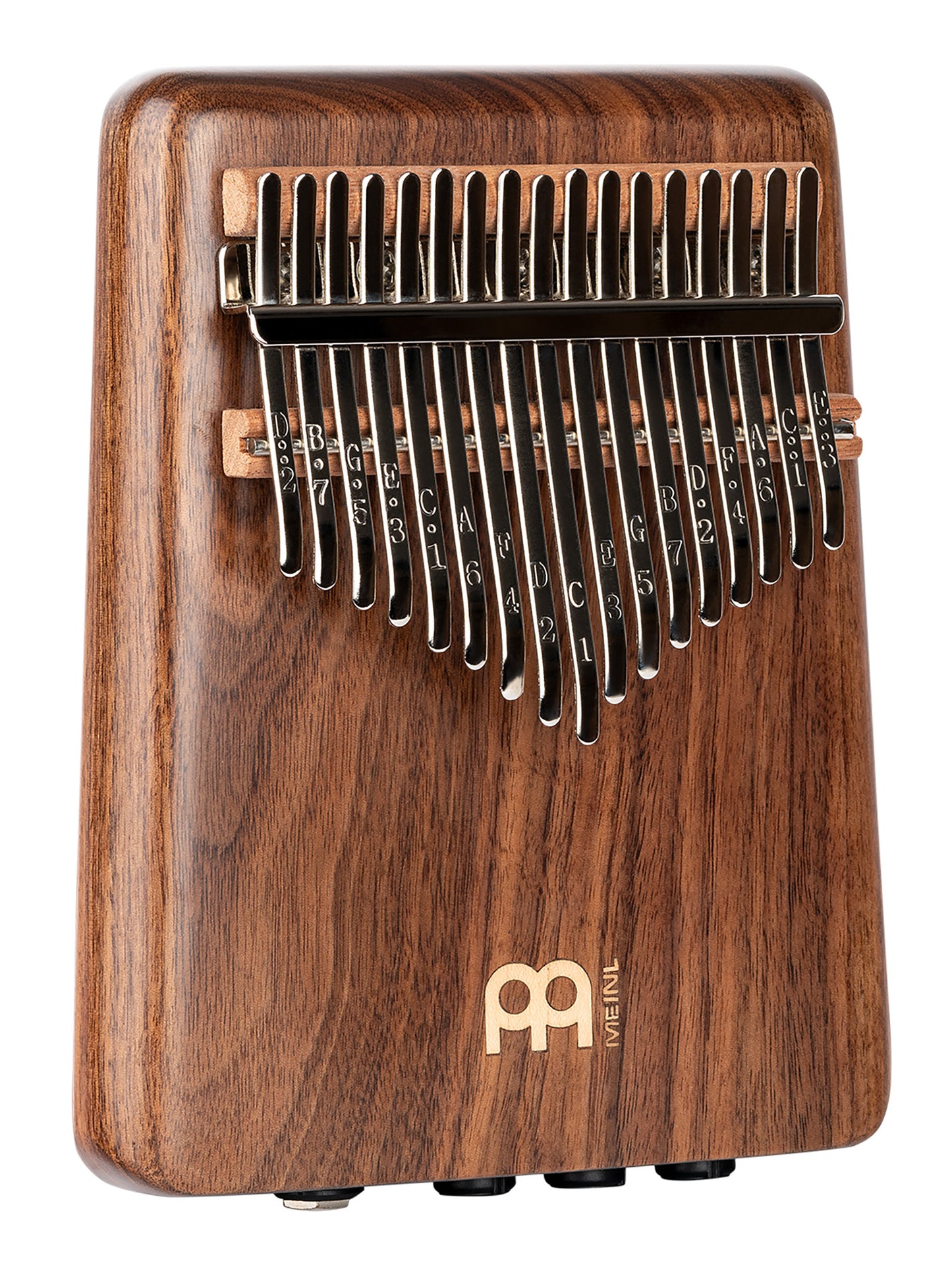 Kalimba électro Meinl, solid Pickup, noyer amrécain 17 notes - PKA17AW