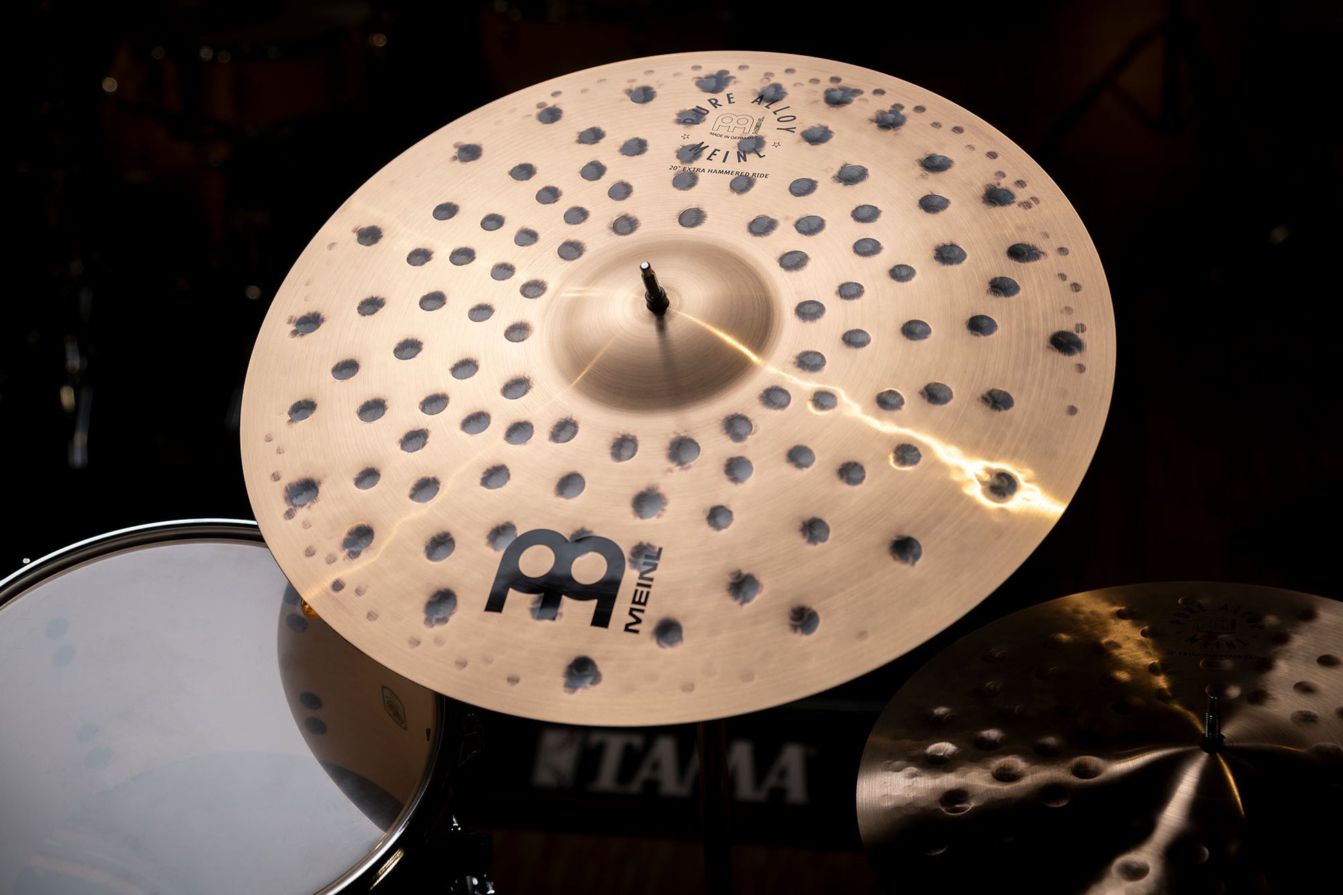 Ride 20" Extra Hammered Meinl Pure Alloy fini traditional martelé