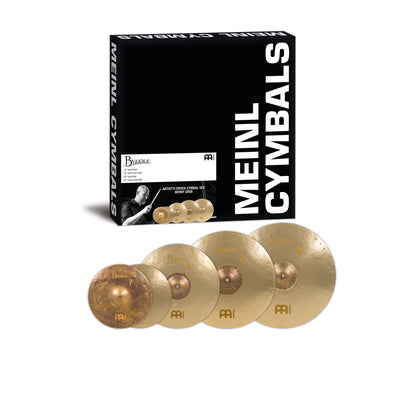 Pack de cymbale Benny Greb Meinl Byzance Artist's Choice 14"18"20"22" alliage bronze B20 sablé