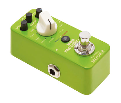 Pédale MOD FACTORY MKII, multi-modulations numérique comprenant 11 algorithmes différents, vert