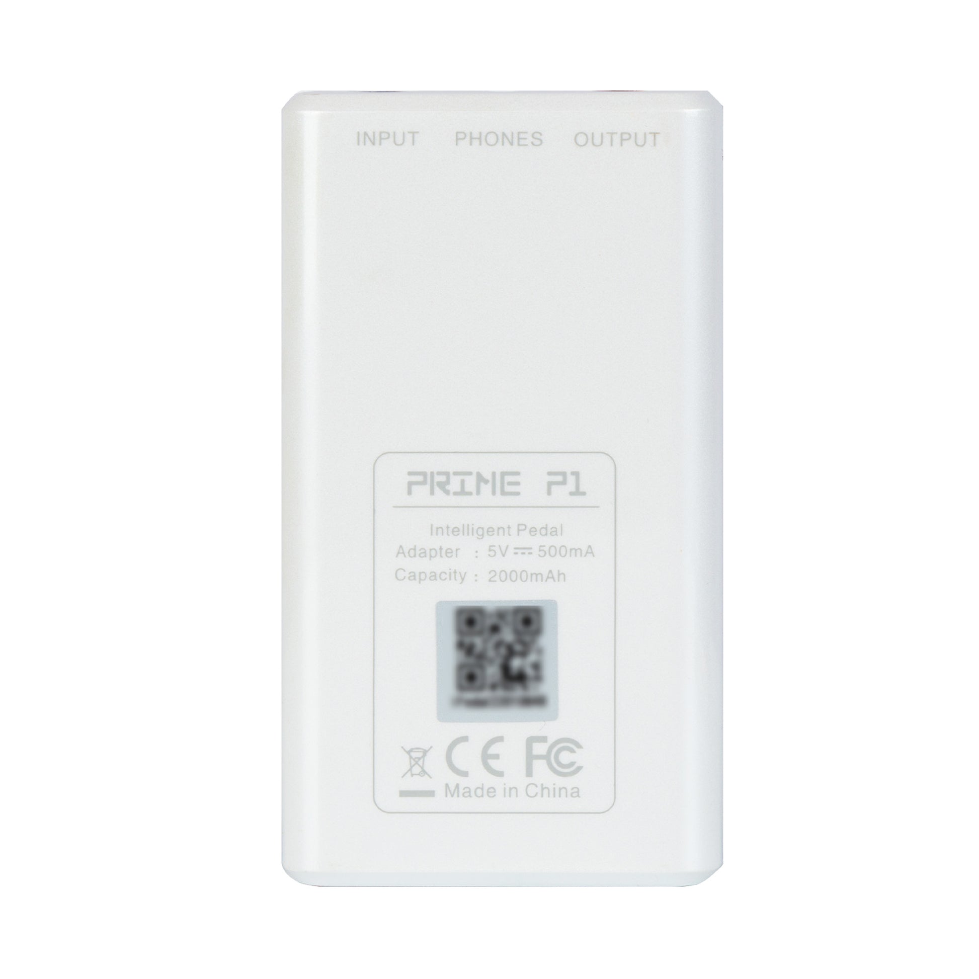 Interface PRIME P1, pour guitare et basse, technologie MNRS de modélisation d'amplis et d'effets, blanc