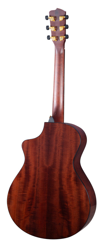 OREGON CONCERTINA CE OLD FASHIONED, table myrtlewood massif, f/e myrtlewood massif, EQ LR Baggs, étui, old fashioned brillant