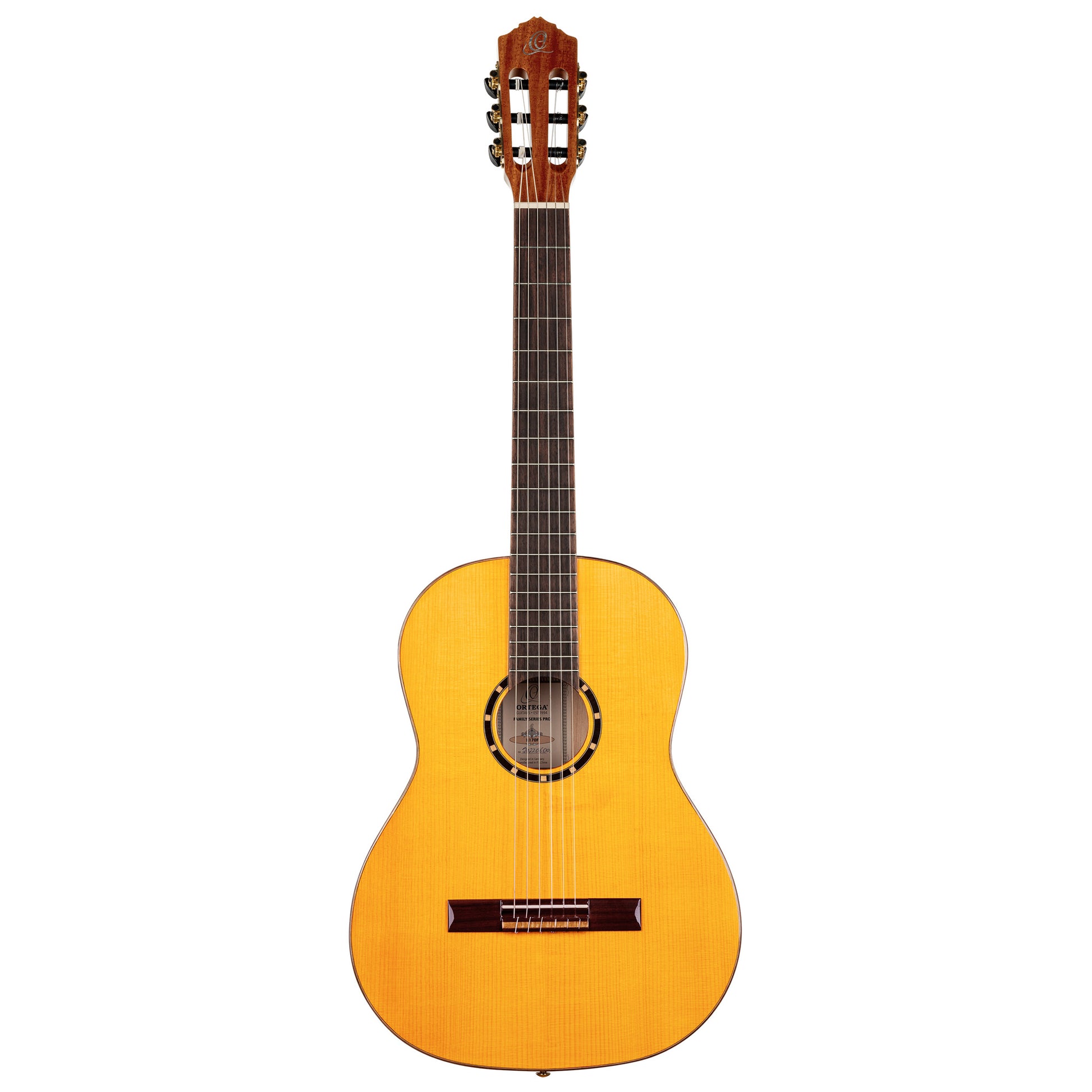 R170F, modèle Flamenco, table épicéa massif, fond & éclisses cyprès, manche acajou, naturel brillant