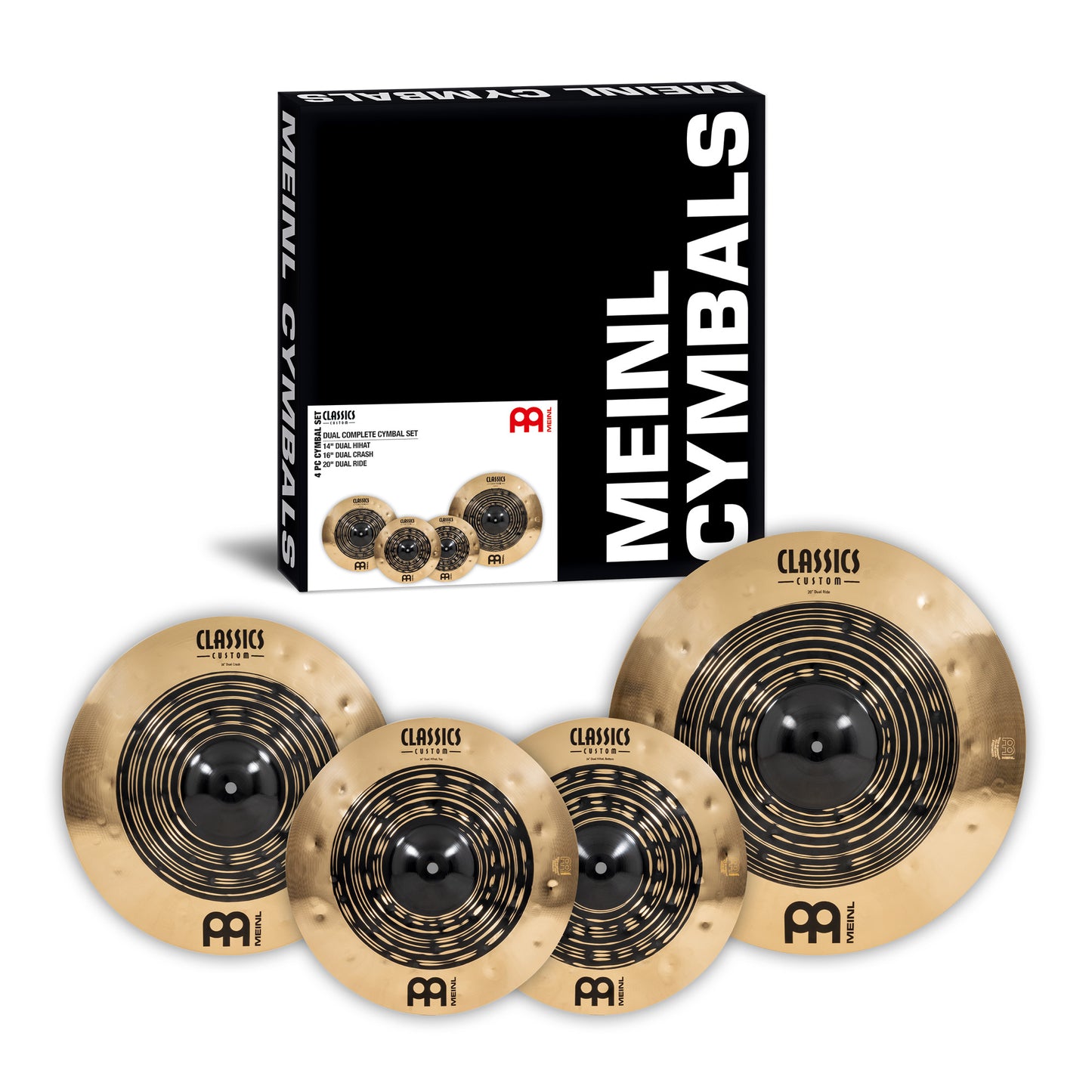 SET MEINL C.CUSTOM DUAL 14/16/20"