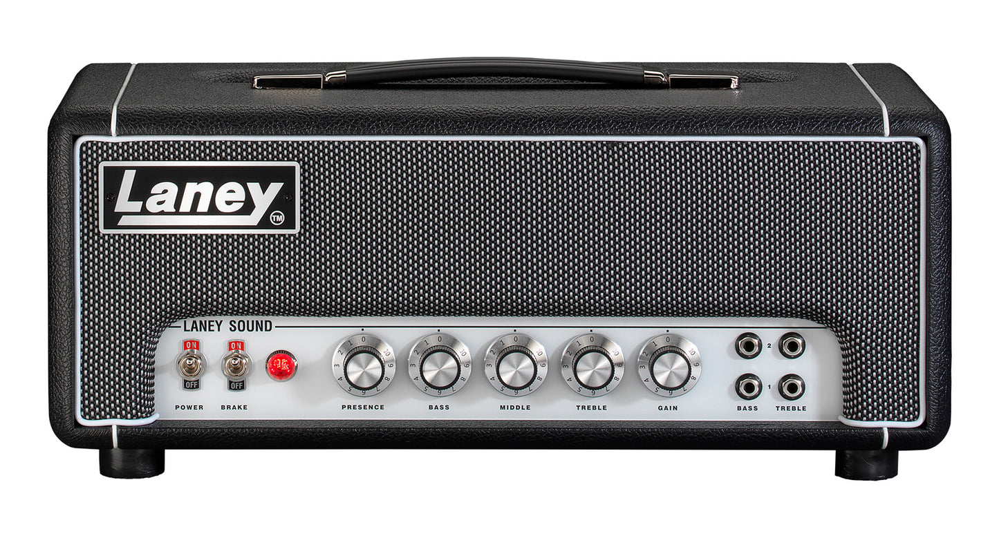 Tête à lampes 3W/0.1W Class A/B (1x 12BH7), préampli à lampes (3x ECC83), Two Notes Torpedo, série Black Country Customs, noir