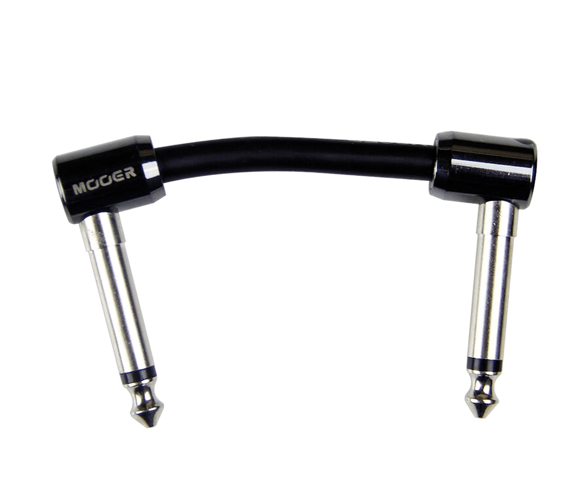 Câble patch FC-2, Jack coudé/Jack Coudé, 5 cm, noir