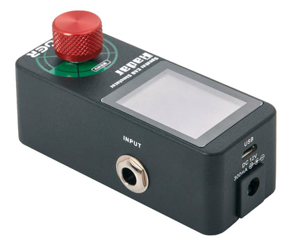Pédale RADAR, simulateur de haut-parleurs, 30 types d'enceintes, 11 types de micros, 4 types d'amplis, EQ personnalisable, noir