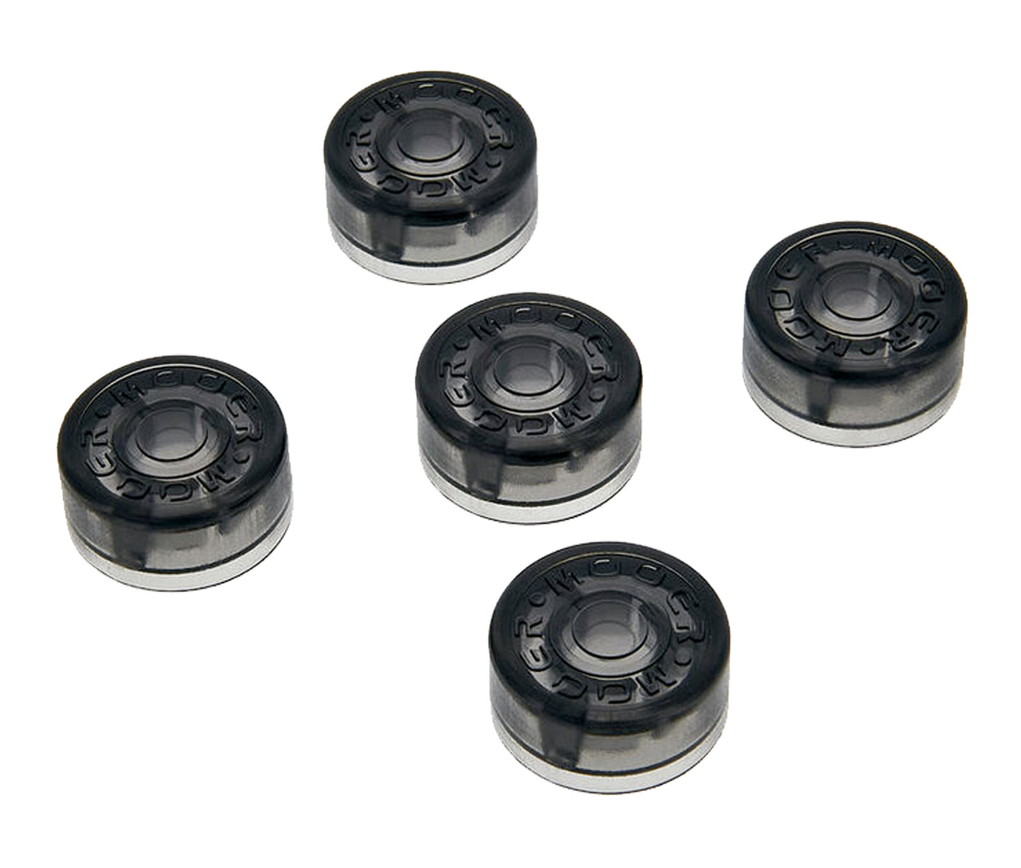 Set de 5 capuchons plastique pour footswitch, noir