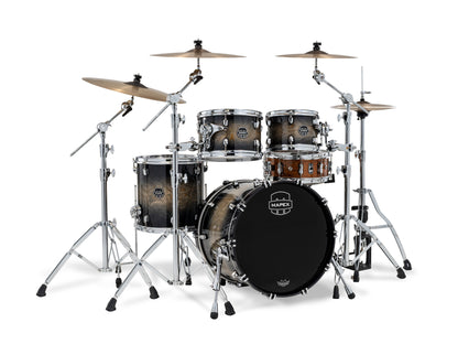 MAPEX SATURN 4 FUTS BLACK INK BURST