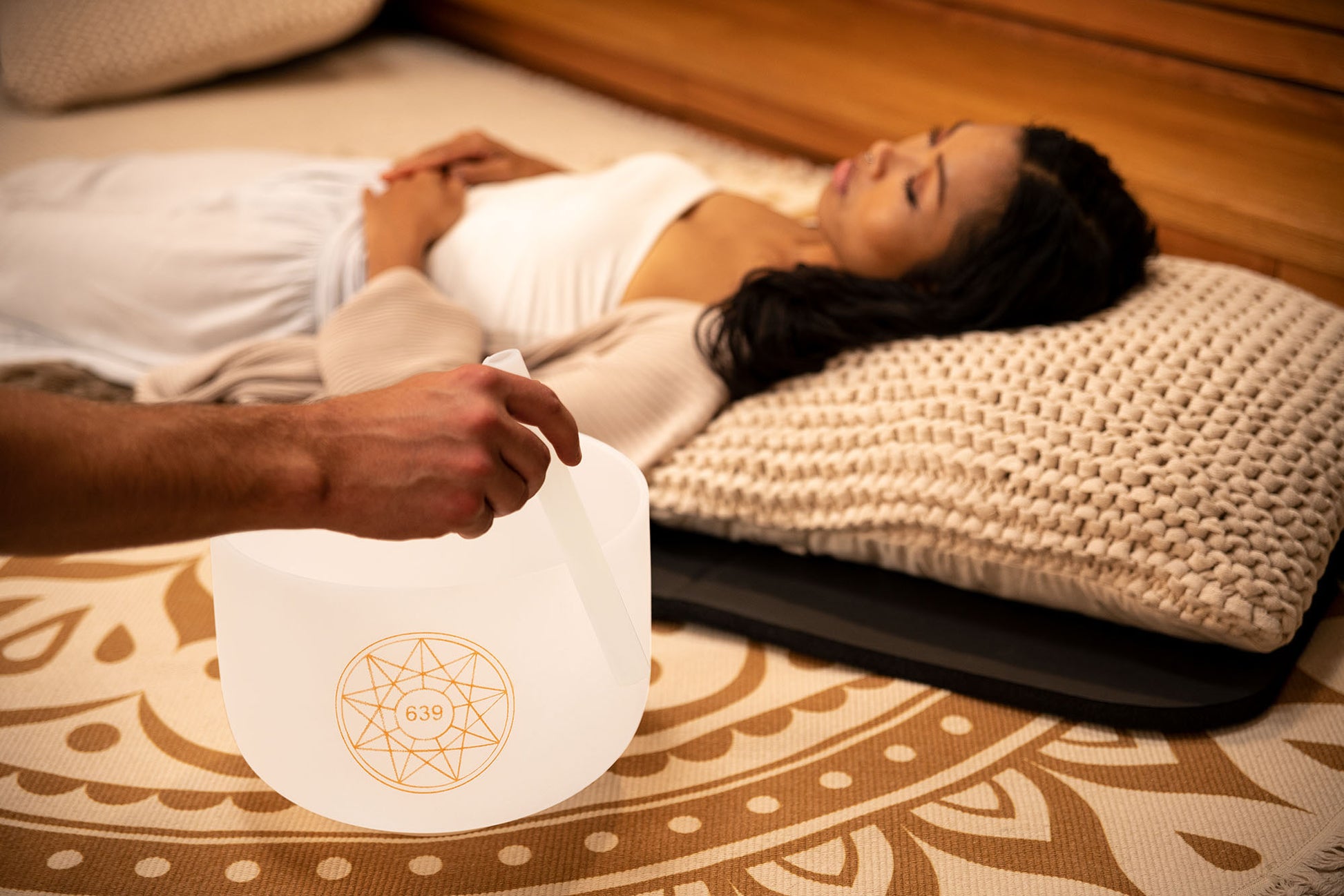 SINGING BOWL SONIC CRISTAL 10", 639 HZ