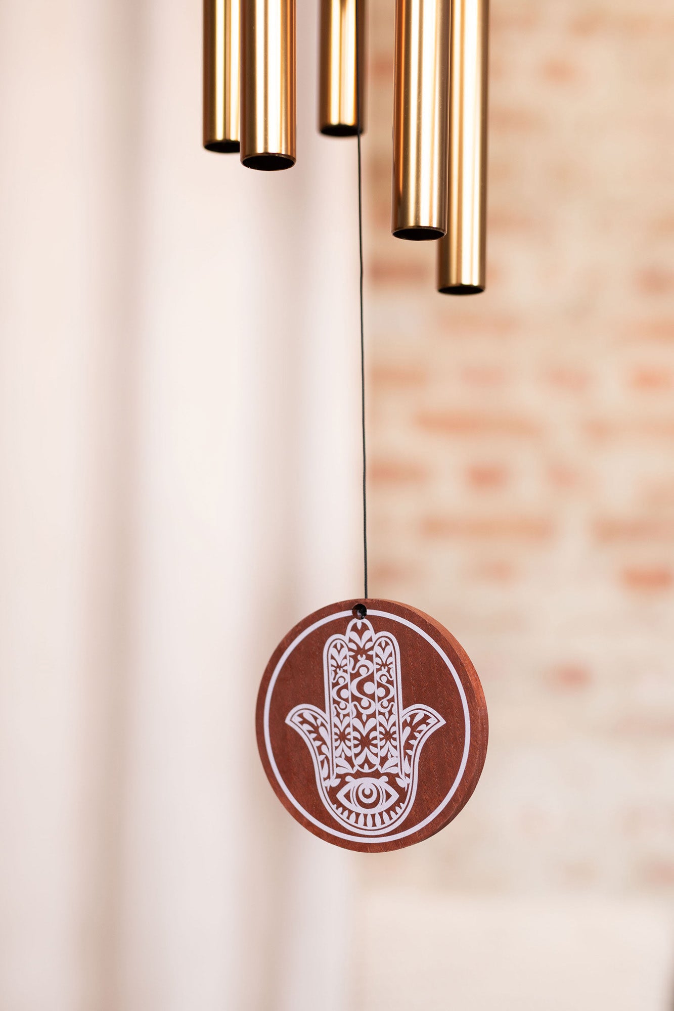 CHIMES SONIC ENERGY HAMSA 36", NOIR