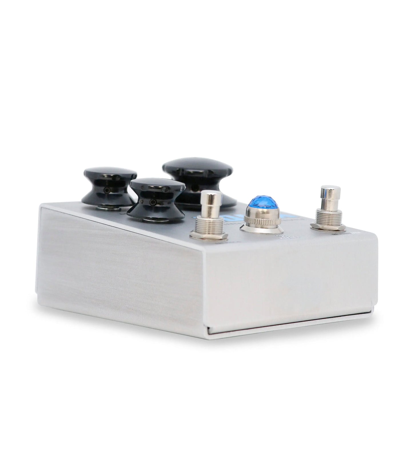 Pédale ZOMA, réverbération et trémolo stéréo, 3 modes, ordre d'effet commutable, boîtier métal, gris