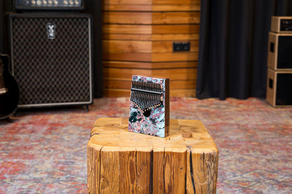 Kalimba Meinl avec rosace, 17 notes, design Coral Reef - KA17CR