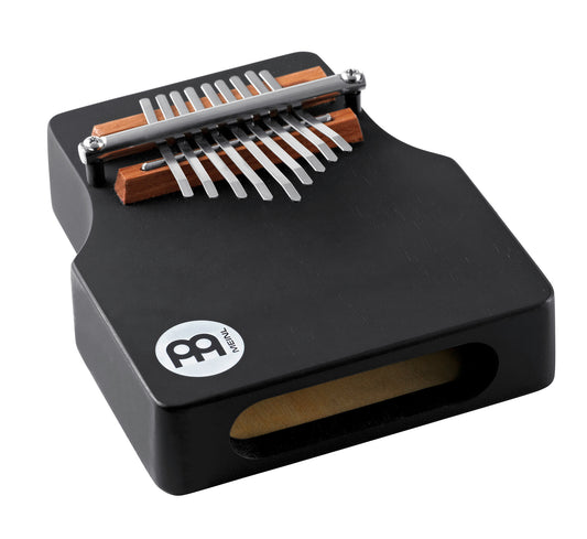 Kalimba wah-wah modèle moyen, 9 notes, hévéa, noir