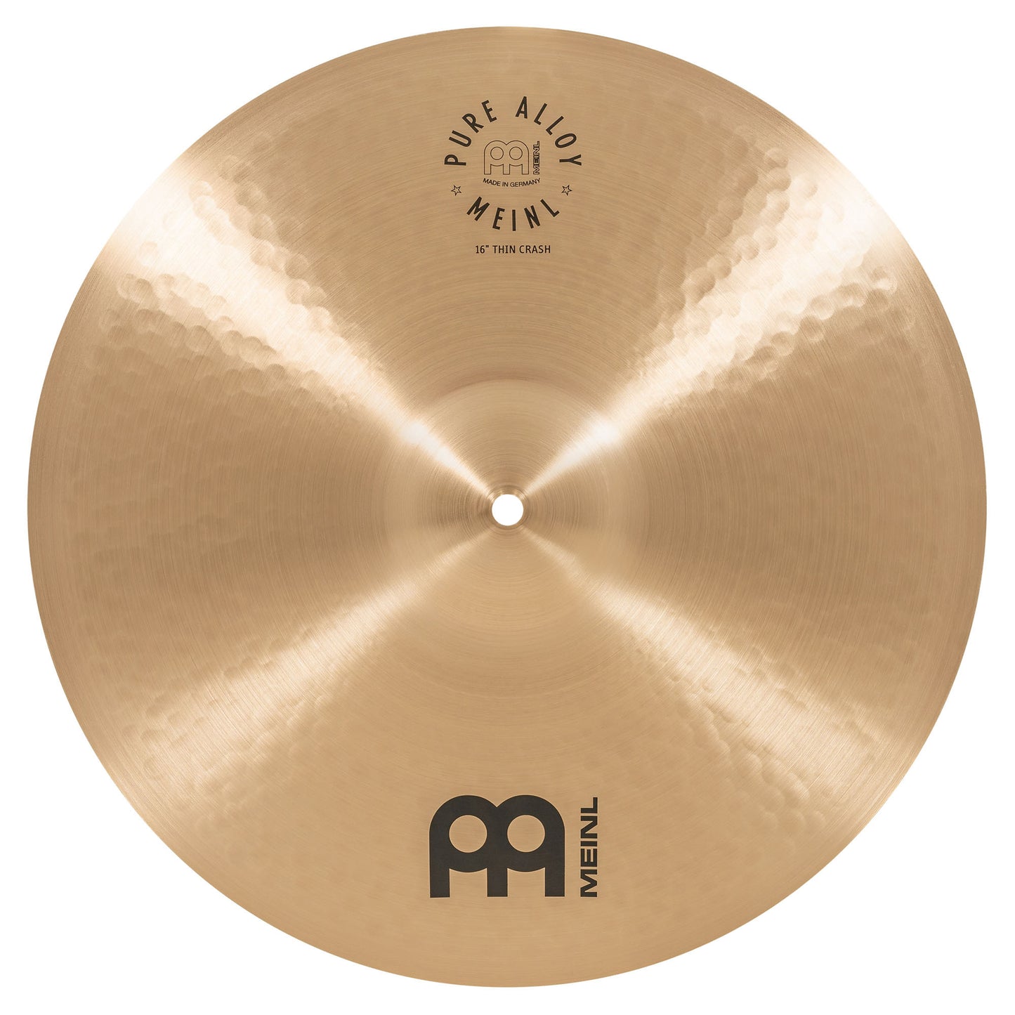Thin Crash 16" Meinl Pure Alloy fini Traditional martelé