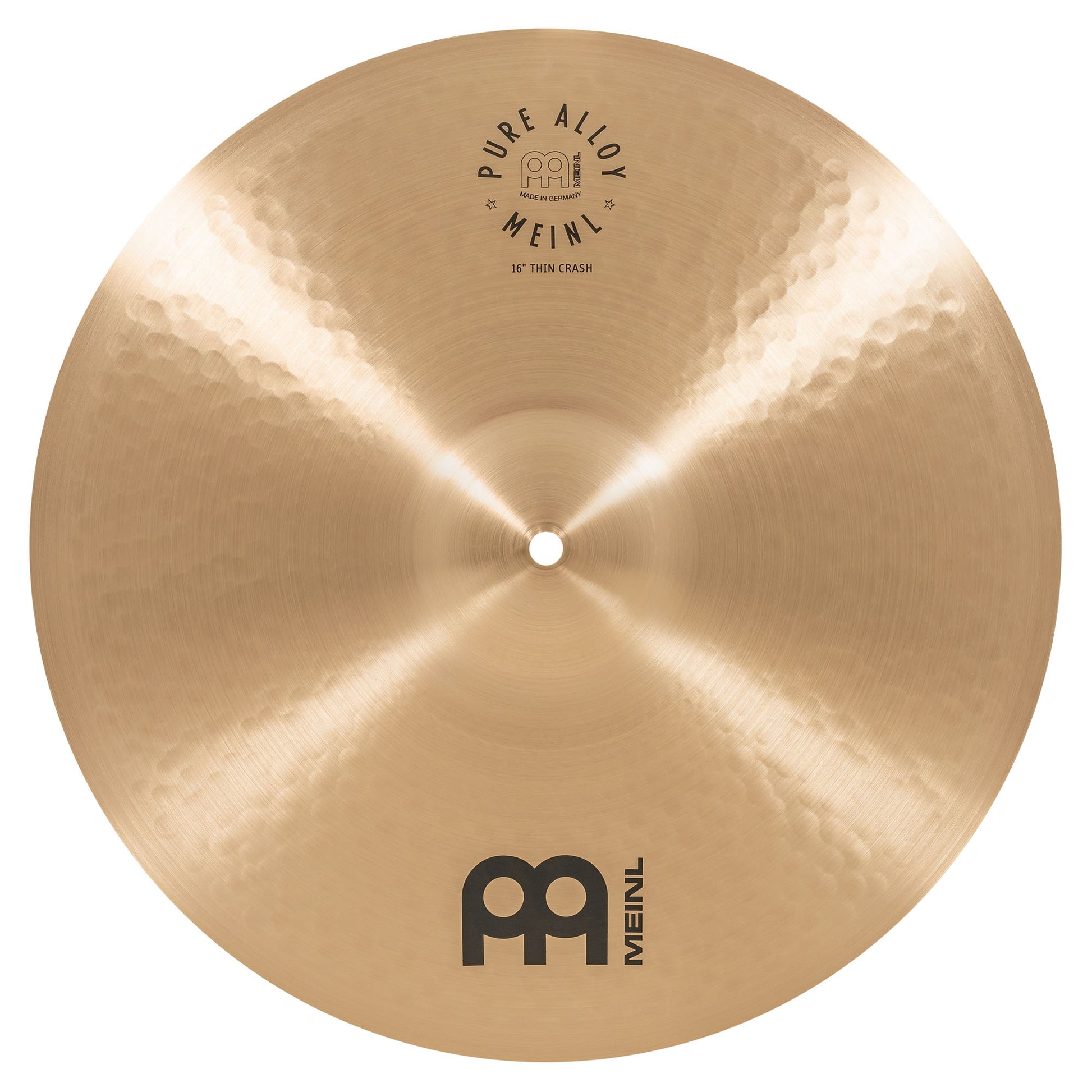 Thin Crash 16" Meinl Pure Alloy fini Traditional martelé