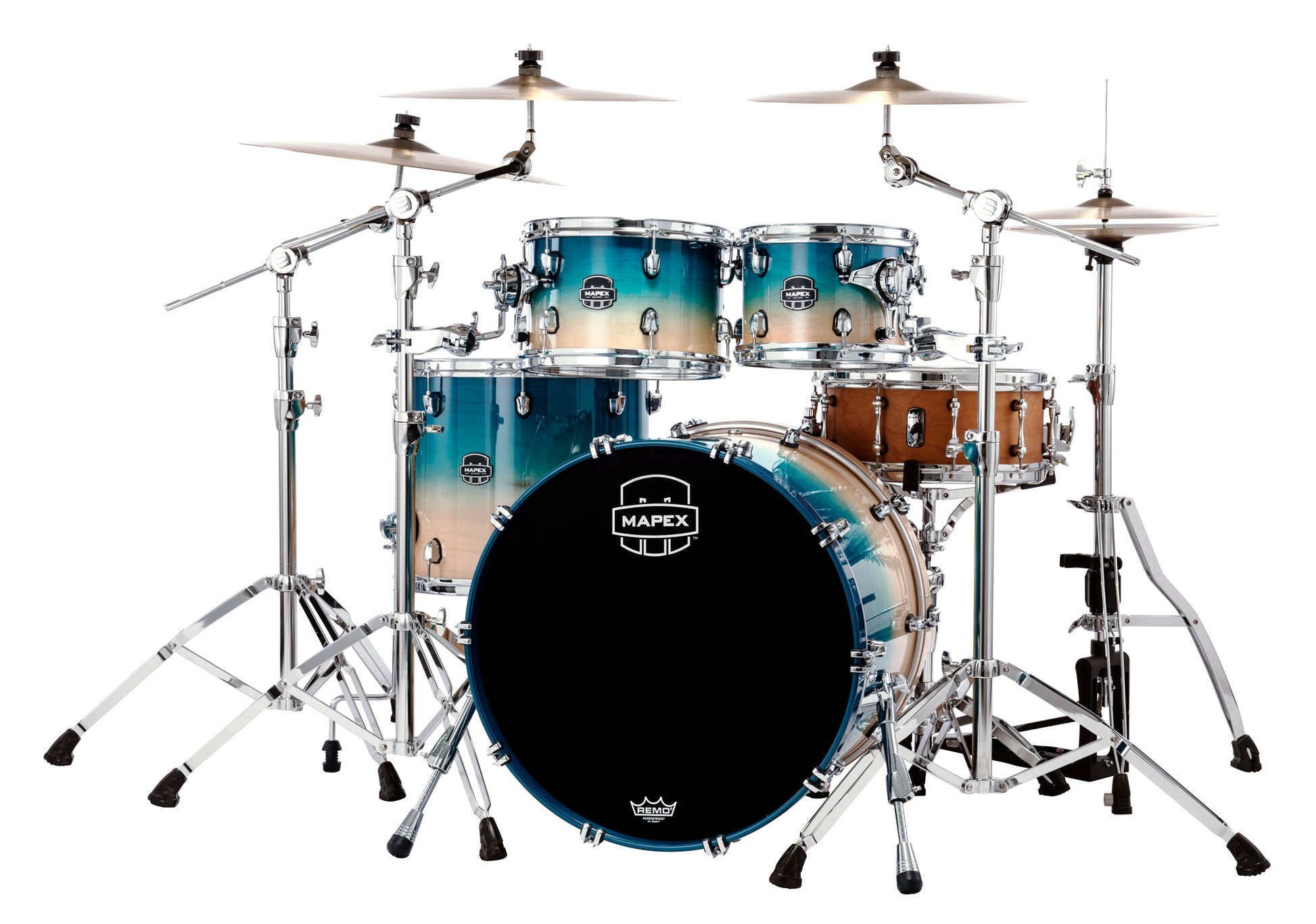 MAPEX SATURN 4 FUTS AQUA FADE