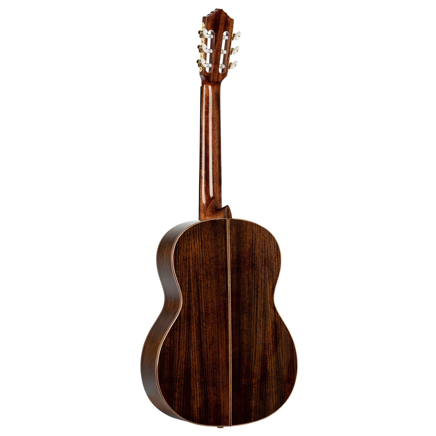 R158, table épicéa Sitka massif, fond & éclisses noyer, manche acajou, sillet 52 mm, touche & chevalet amarante, housse, naturel