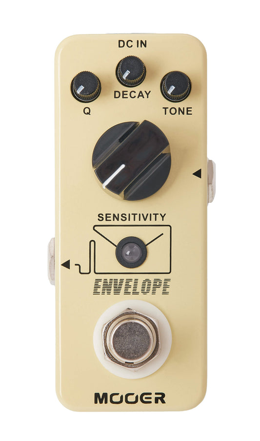 Pédale ENVELOPE, wah-wah analogique automatique, boîtier métal, true bypass, crème