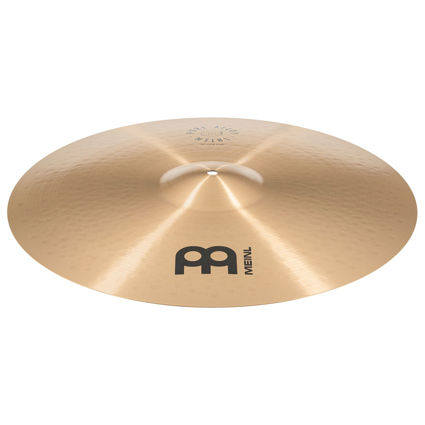 Thin Ride 22" Meinl Pure Alloy fini traditional martelé