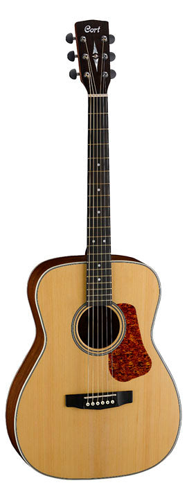 L100C, forme Concert, table épicéa massif, fond & éclisses acajou, manche acajou, naturel satiné