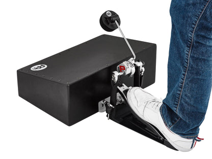 Bassbox, caisse de résonance bouleau (44.5x17x30cm), utilisable avec toutes pédales standard, batte mousse en L incluse, noir