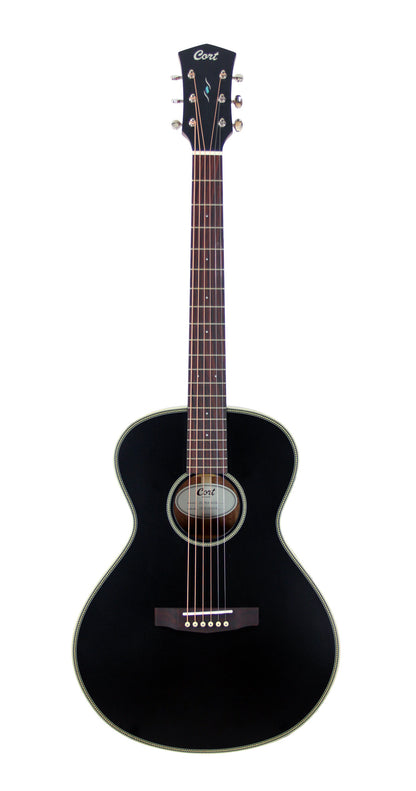 Essence MC4, table épicéa Sitka massif torréfié, f/e acajou, touche & chevalet palissandre, semi brillant, table noire