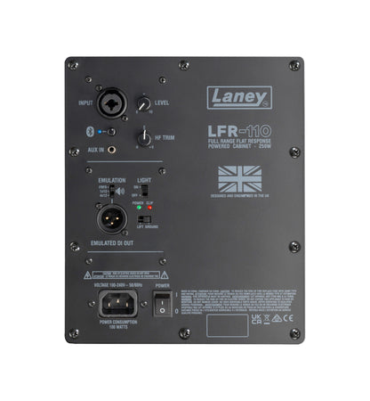 Enceinte amplifiée LFR-110, 250W, HP 10", compression Lavoce 1", entrée combinée XLR/Jack, émulations d'enceintes, noir