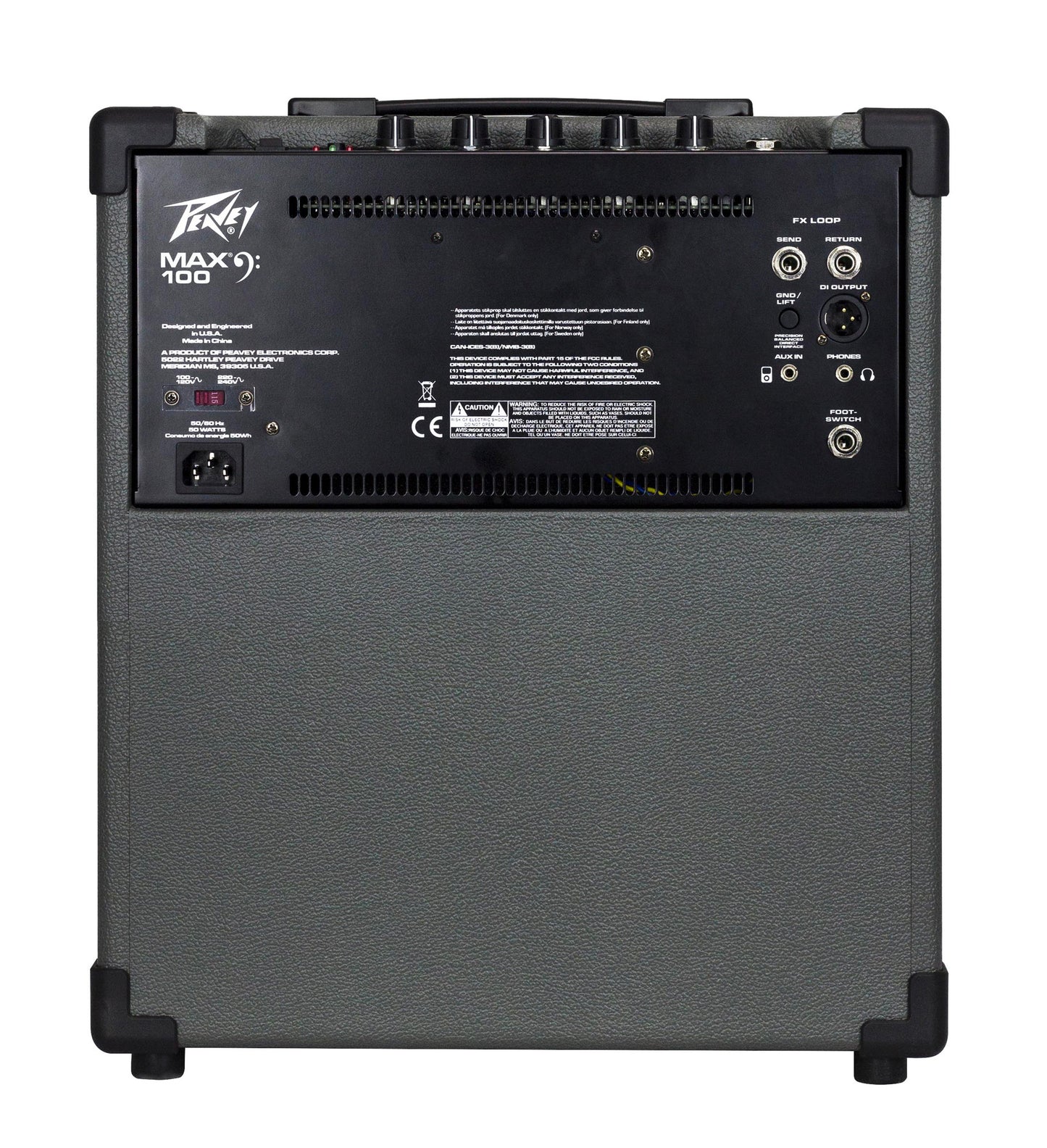 Ampli basse électrique 60W , HP 1x 10" Premium, 1 contrôle de Volume, 1 contrôle de Gain, EQ 3 bandes, finition noir