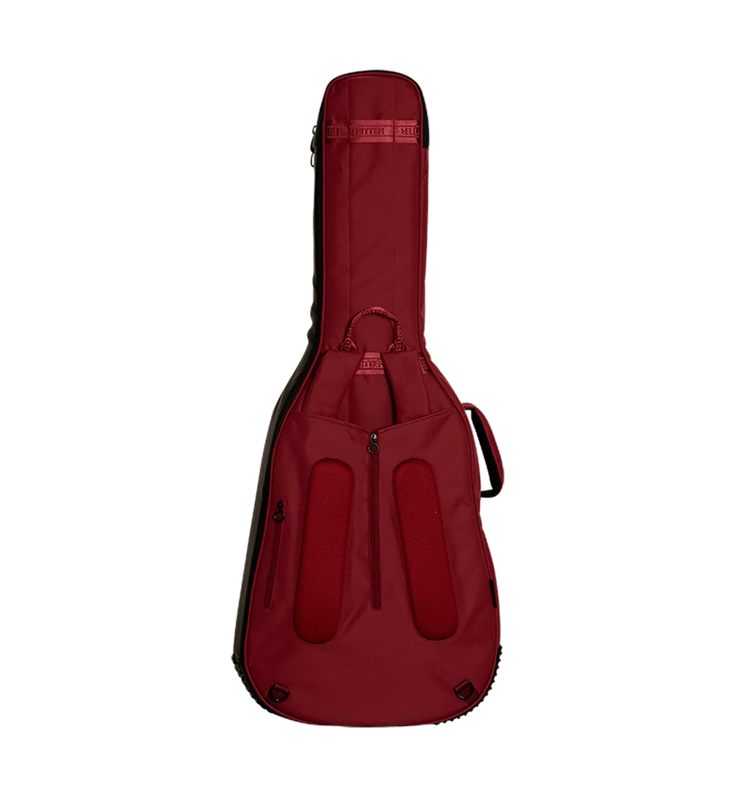 Housse AROSA 5 pour guitare dreadnought, rouge