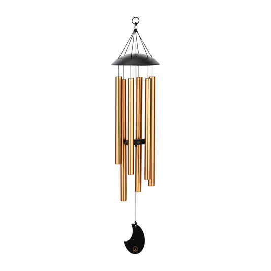 CHIMES SONIC ENERGY MOON 32", BRONZE