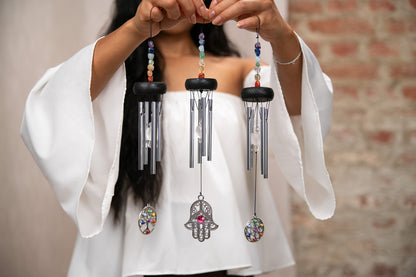 MINI CHIMES SONIC ENERGY CHAKRA 12" TREE OF LIFE