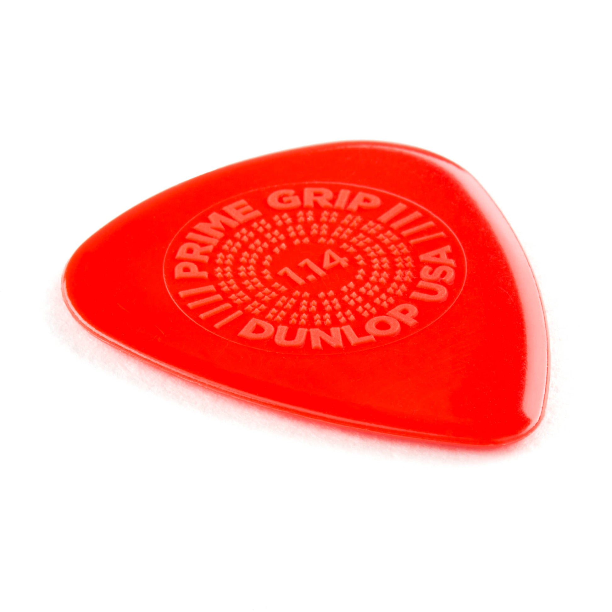 Sachet de 12 médiators Prime Grip DELRIN 500 1.14 mm (rouge)