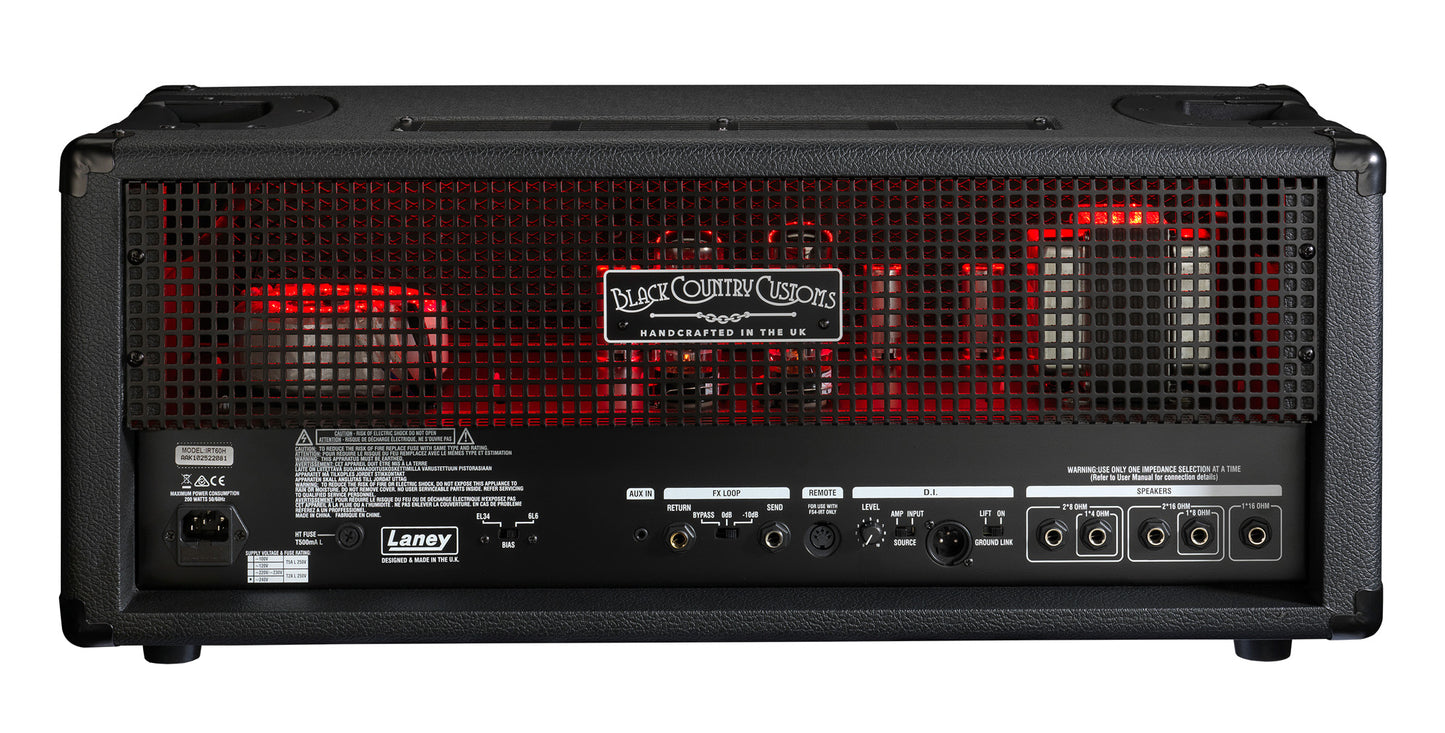 Tête amplifiée à lampes 60W (2 x 6L6), fabriquée en Angleterre, 16.5 kg