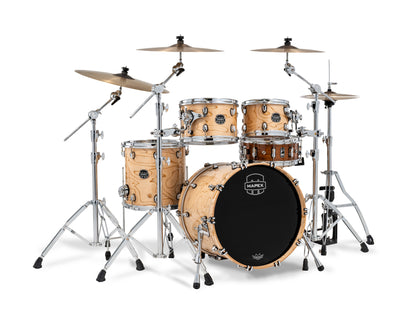 MAPEX SATURN 4 FUTS NATURAL MAPLE BURL