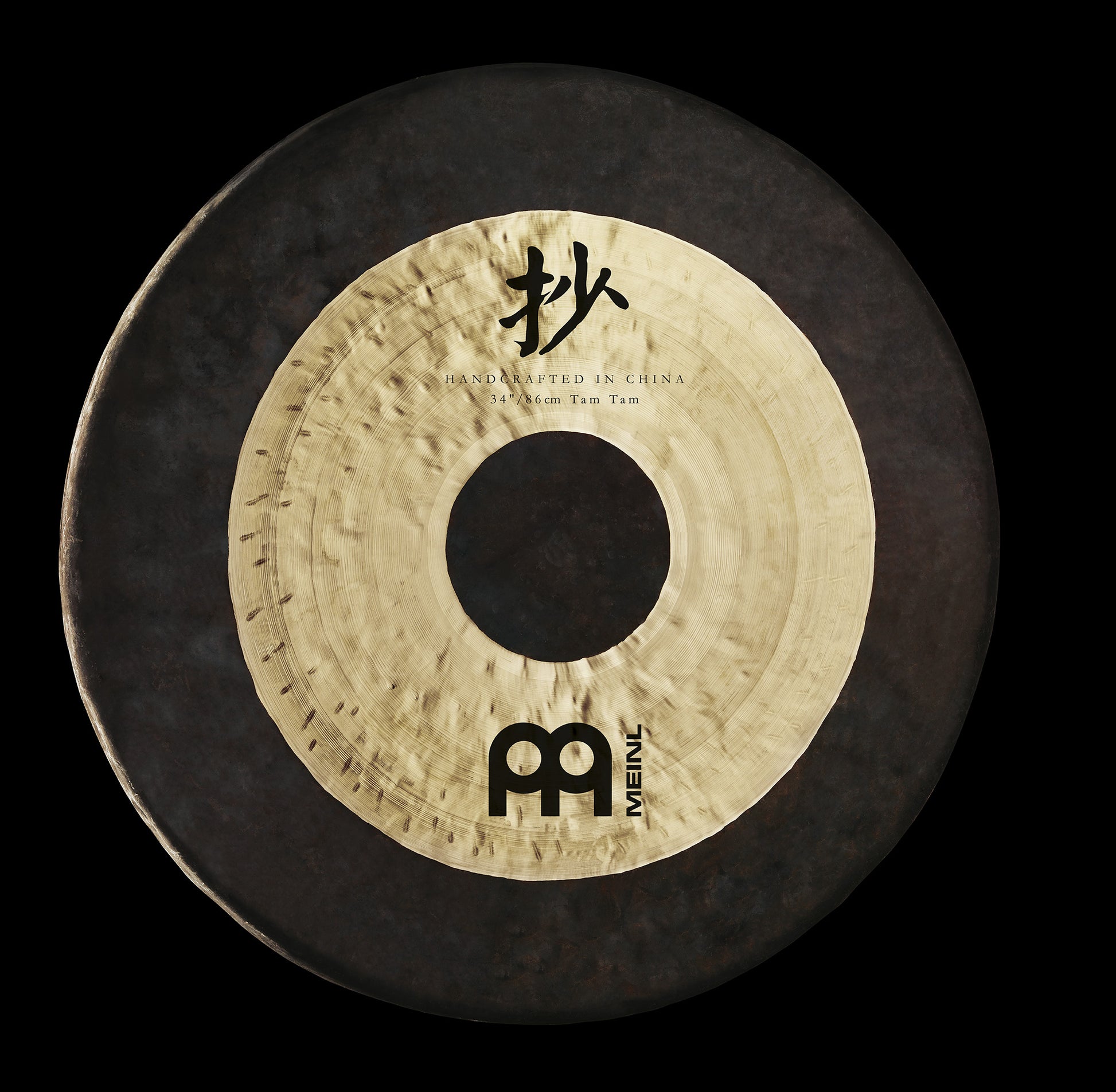 Tam tam CHAU 30" (76 cm), 9.8kg, livré avec batte et housse, alliage bronze spécial, fabrication artisanale en Chine