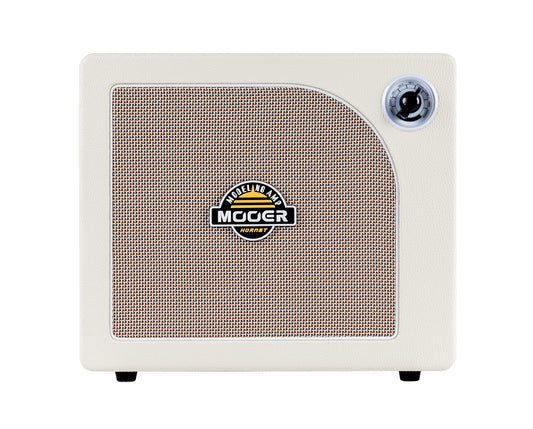 Ampli HORNET 30 WHITE, 30W, HP 8", 9 modélisations d'amplis haute-qualité, effets Modulation/Délai/Réverb, blanc