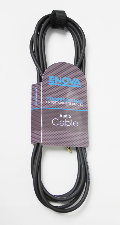 Câble patch Mini Jack stéréo/Mini Jack stéréo, 3 mètres, noir