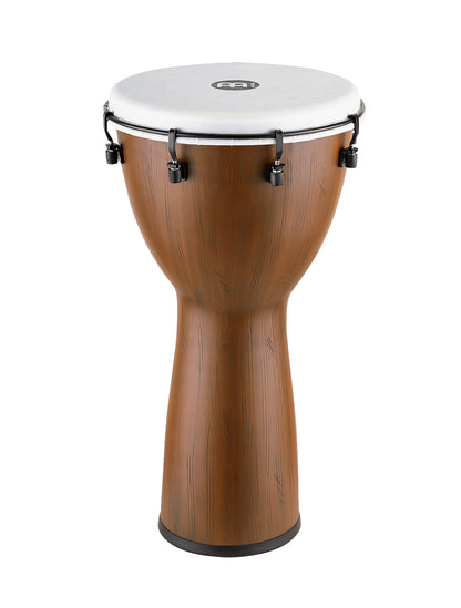 Djembé Meinl Barnwood 12", hauteur 61cm, peau synthétique, poids léger, finition Barnwood