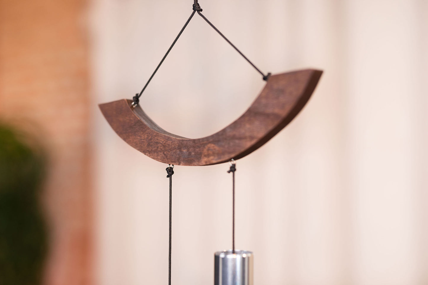 CHIMES SONIC ENERGY MOON 35", ARGENT