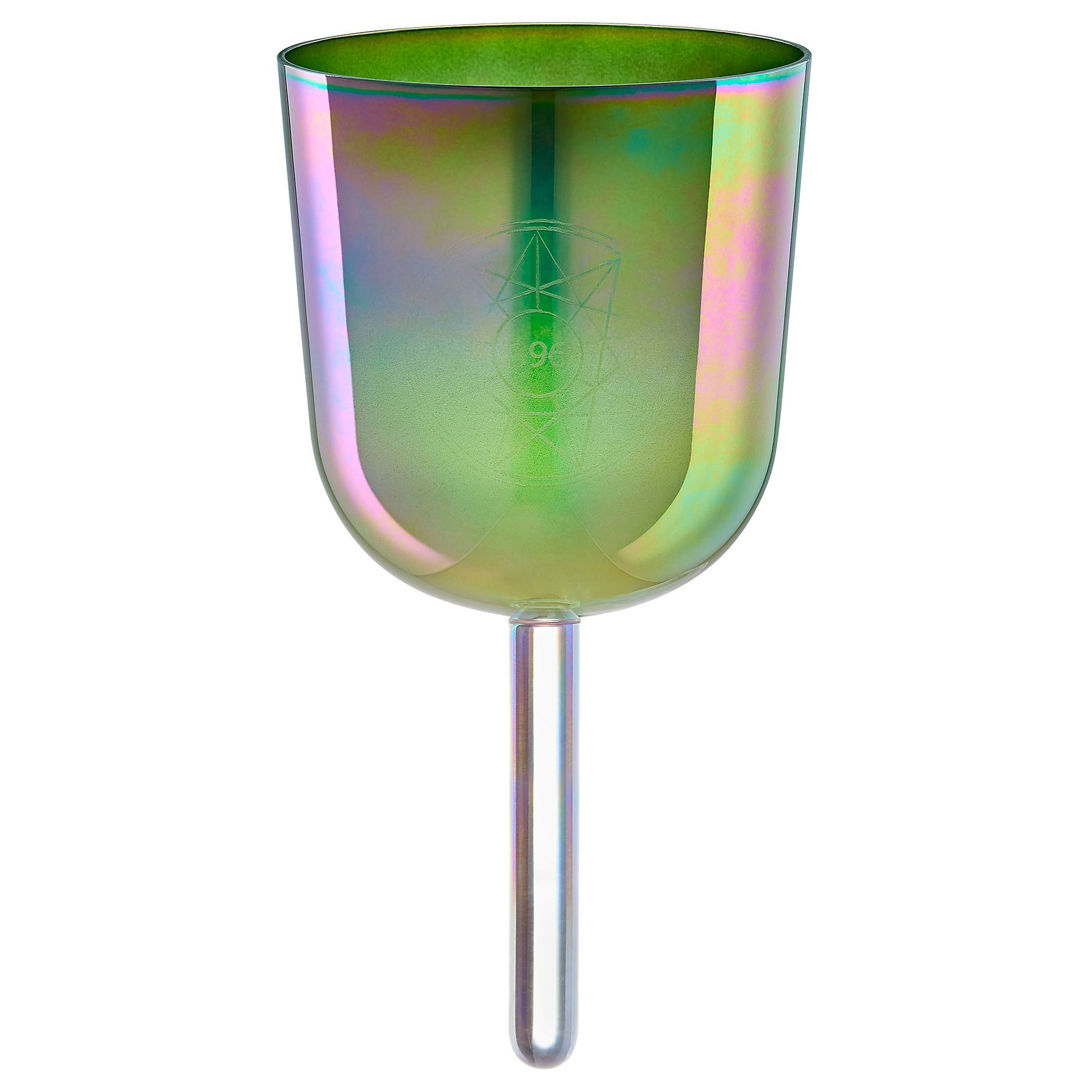 SINGING BOWL SONIC ENERGY CRYSTAL 396 HZ, COLORIS OLIVE GREEN