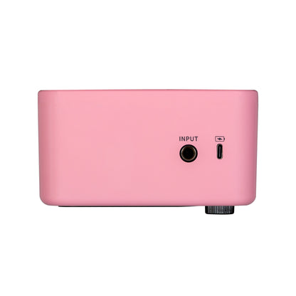 Amplificateur GCA5, 5W, HP 2.2", connexion Bluetooth, entrée Jack 6.35, fonctionne sur batterie, rose