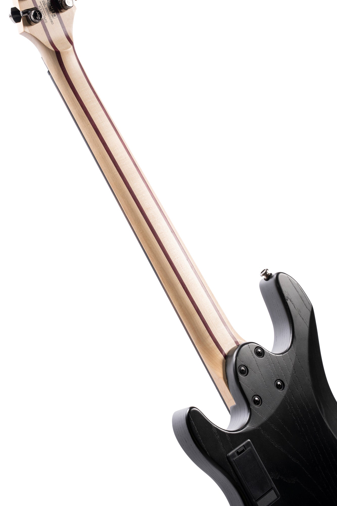 KX507MS, modèle 7 cordes, corps acajou, table peuplier figuré, touche ébène, micros Fishman Fluence, star dust black